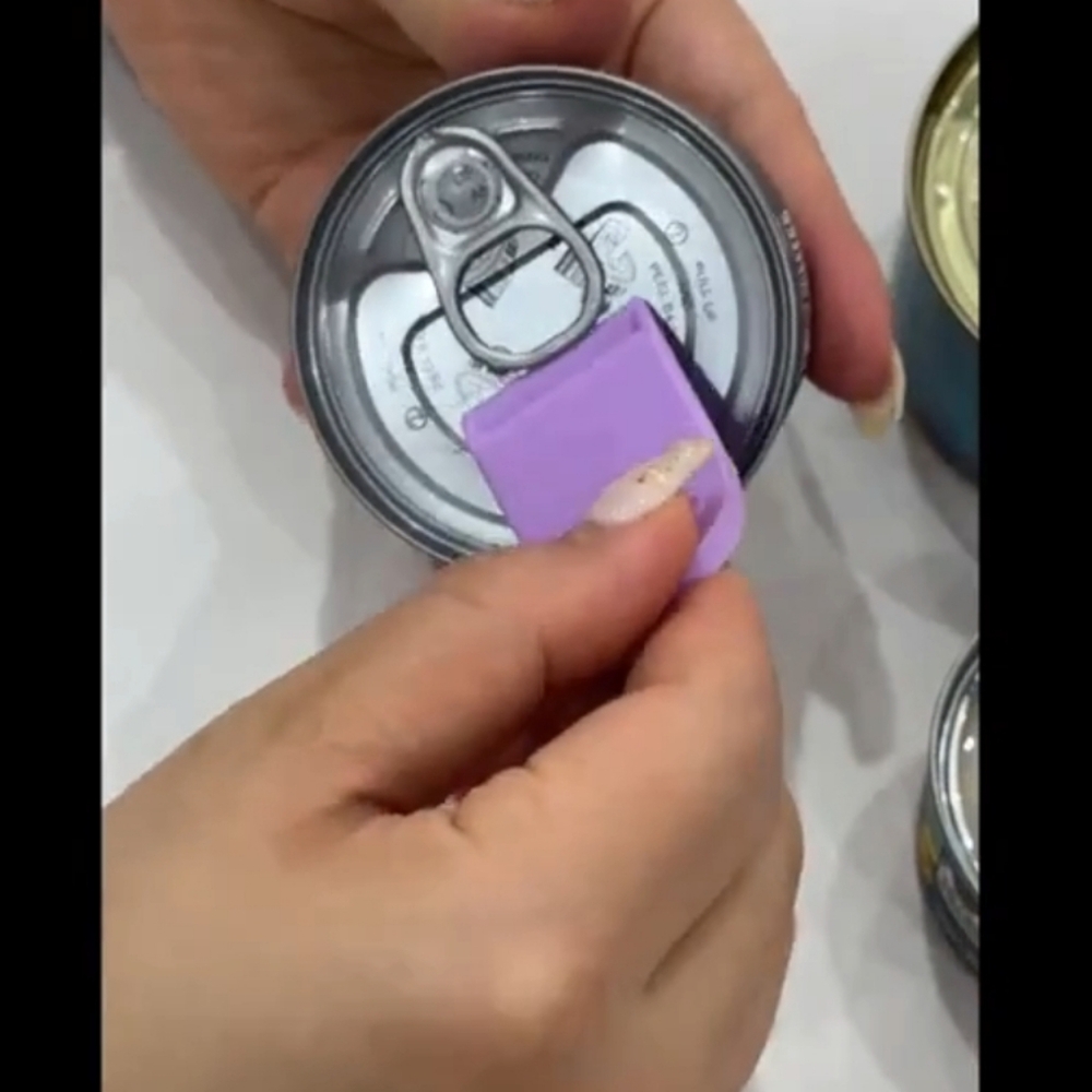 Ergonomic Purple Can Opener